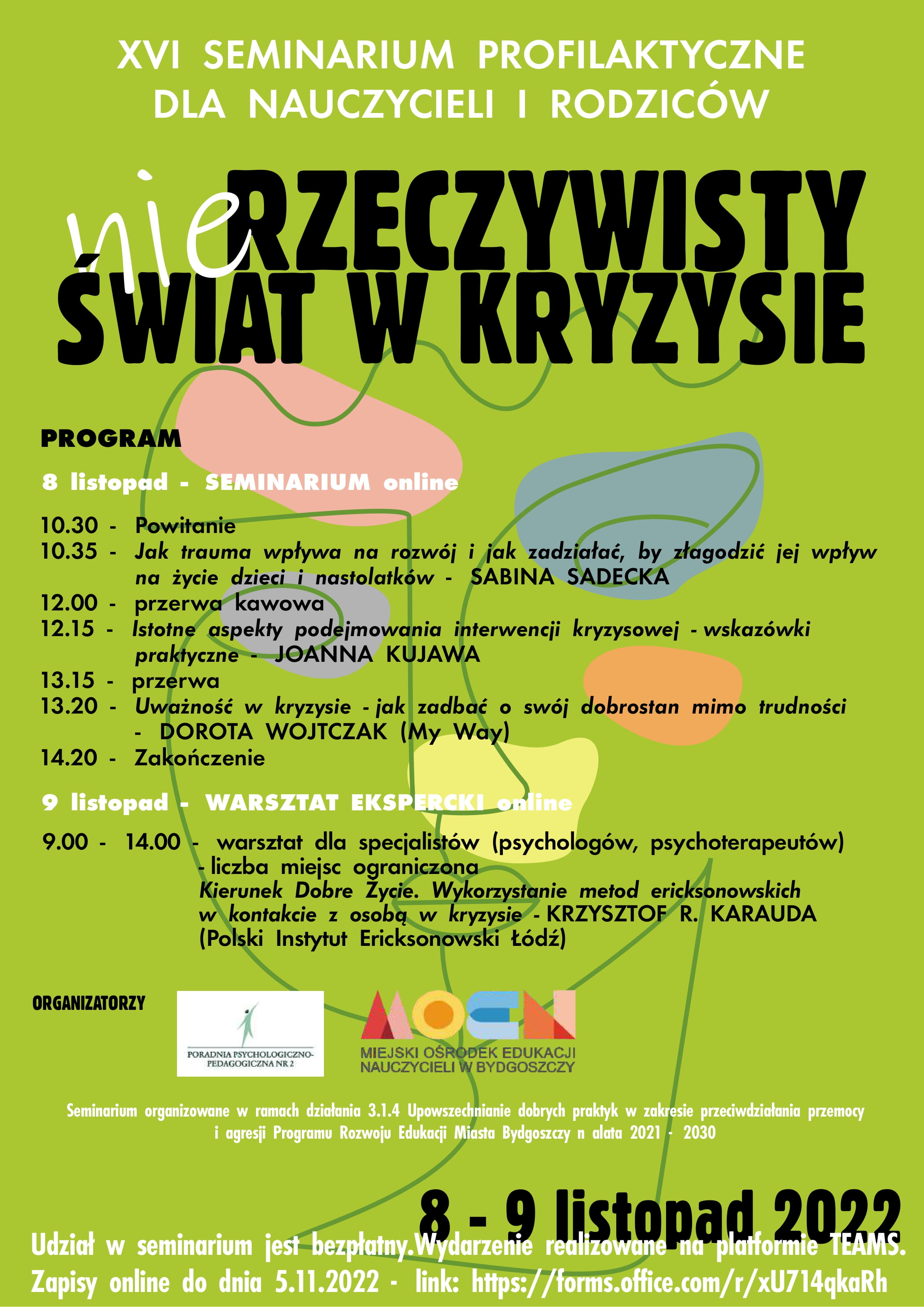 plakat nieRzeczywisty świat w kryzysie